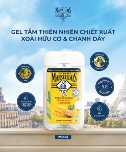 Gel Tắm Pháp Le Petit Marseillais Dịu Nhẹ Xoài Hữu Cơ & Chanh Dây