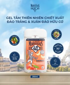 Sữa Tắm Pháp Le Petit Marseillais Dịu Nhẹ Đào Trắng Hữu Cơ Và Xuân Đào Hữu Cơ