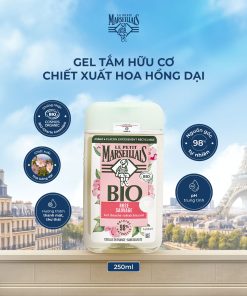 Sữa Tắm Hữu Cơ Pháp Le Petit Marseillais Hương Hoa Hồng Dại