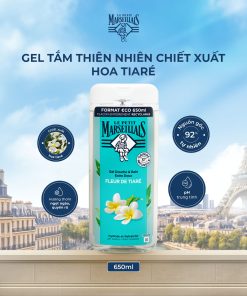 Gel Tắm Pháp Le Petit Marseillais Dịu Nhẹ Hoa Tiaré
