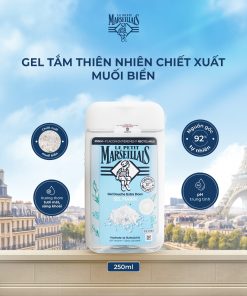 Gel Tắm Pháp Le Petit Marseillais Dịu Nhẹ Muối Biển